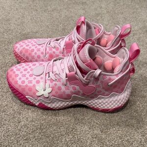 Adidas Harden Vol. 6 pink monogram Sneakers Mens Sz 7